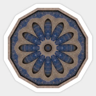 The Wooden Box Mandala Sticker